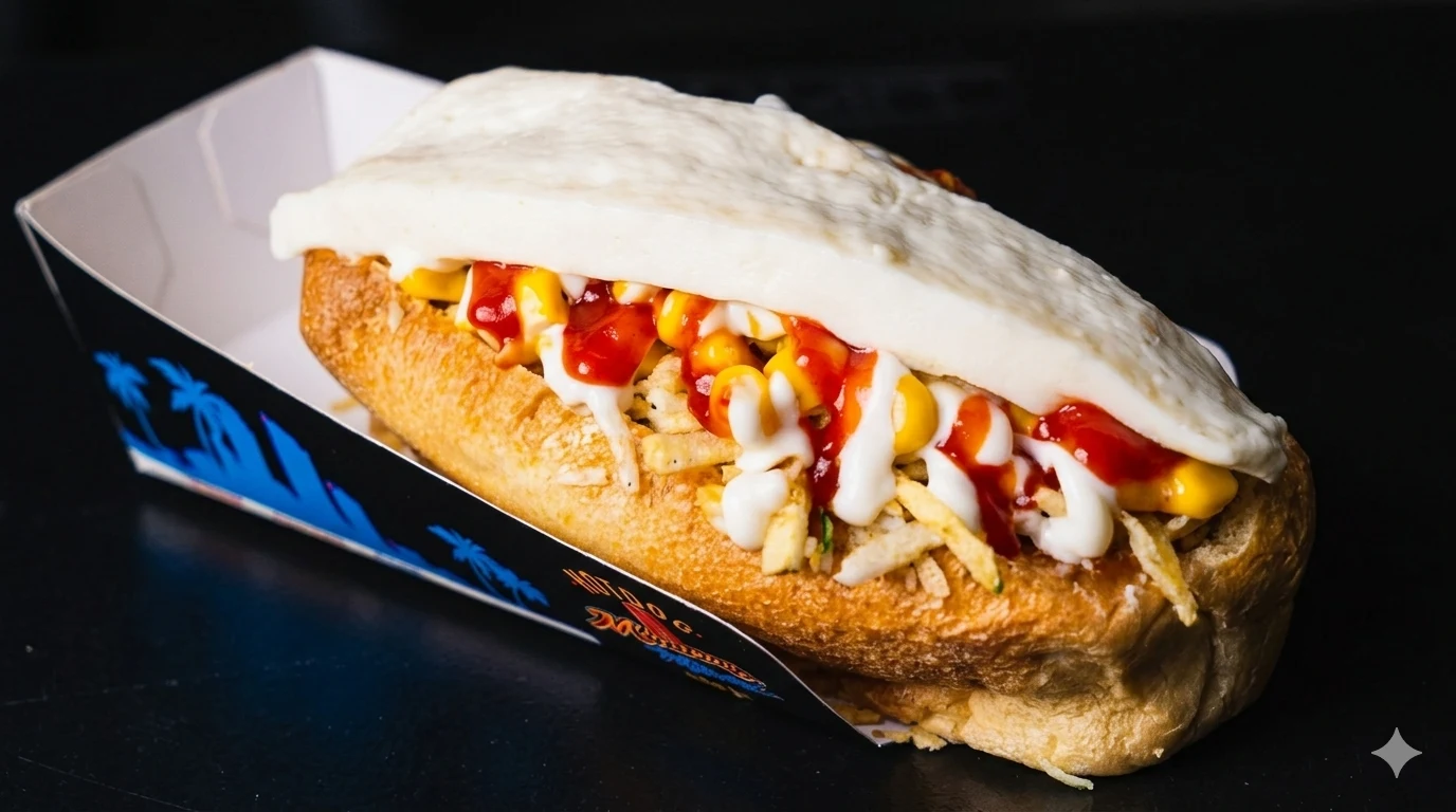 Hot Dog con Queso de Mano